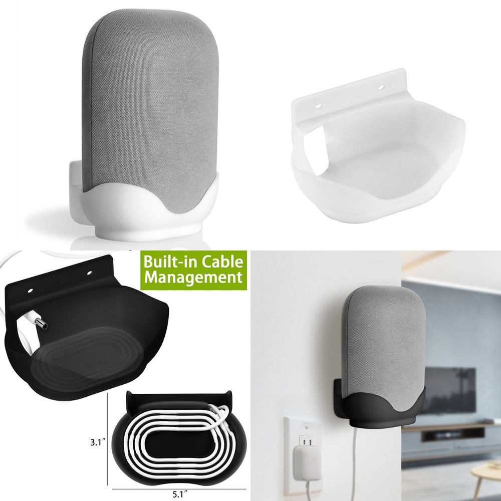 Wall Mount Bracket Desktop Holder Stand for Google Nest Audio Smart Speaker Kit