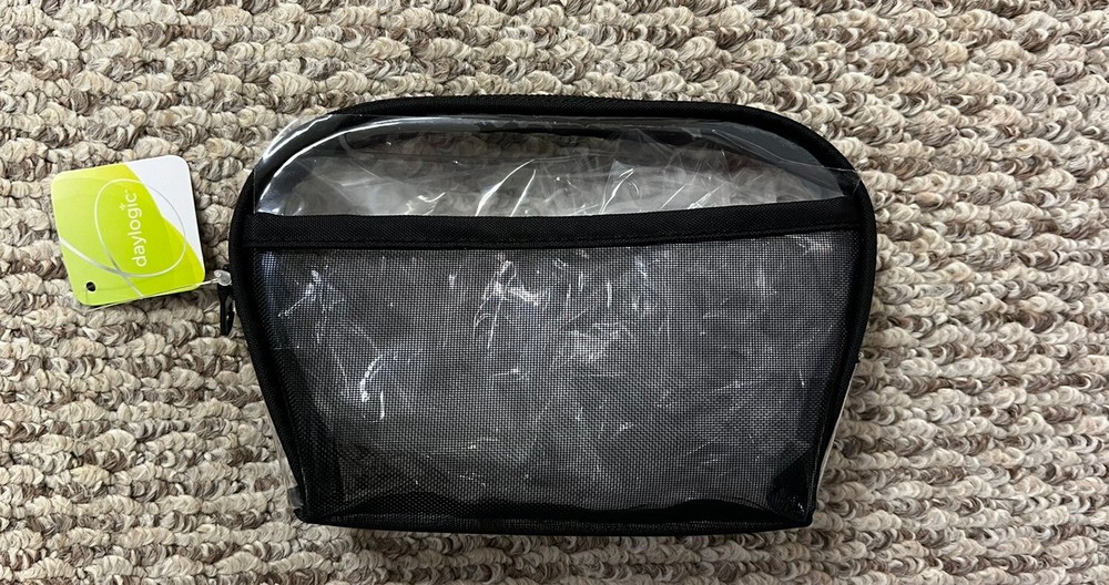 Daylogic Makeup Bag Clear/black