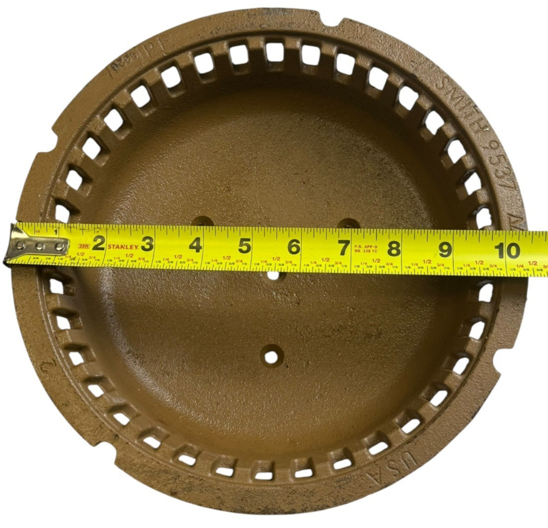 JAY R. SMITH MFG. CO 2233B Floor Drain,Cast Iron,10-5/8"Overall Dia, 3" H 54JH26