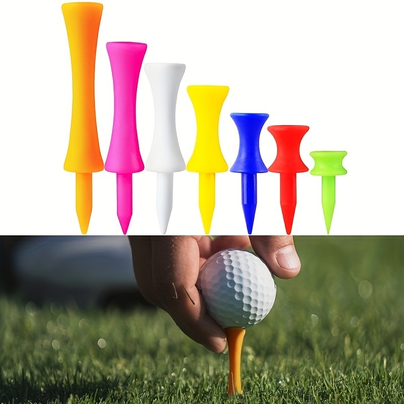 Golf Tees Step Down Plastic Unbreakable Reusable Value 200 Pack Castle Tees