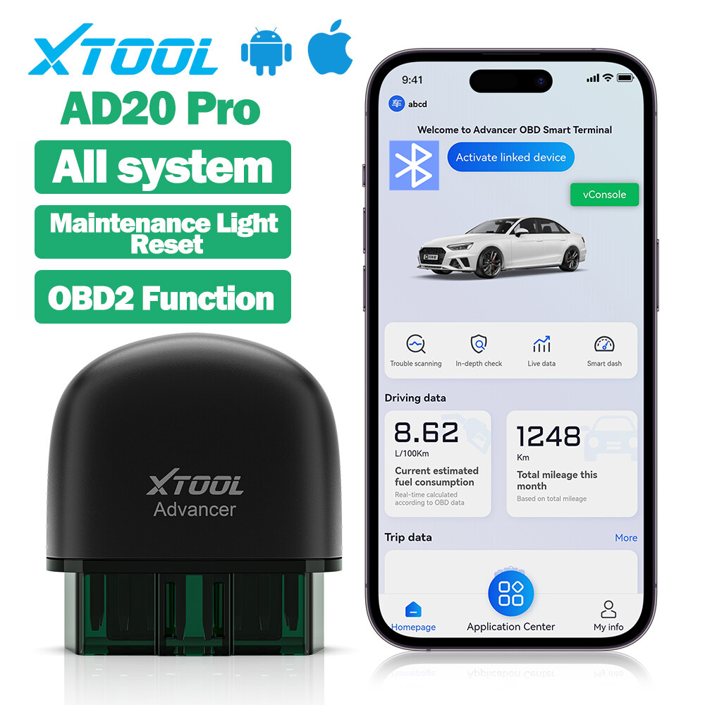 XTOOL AD20 PRO Full System Diagnostic Fault Code Reader AUTO OBD2 Scanner Tool