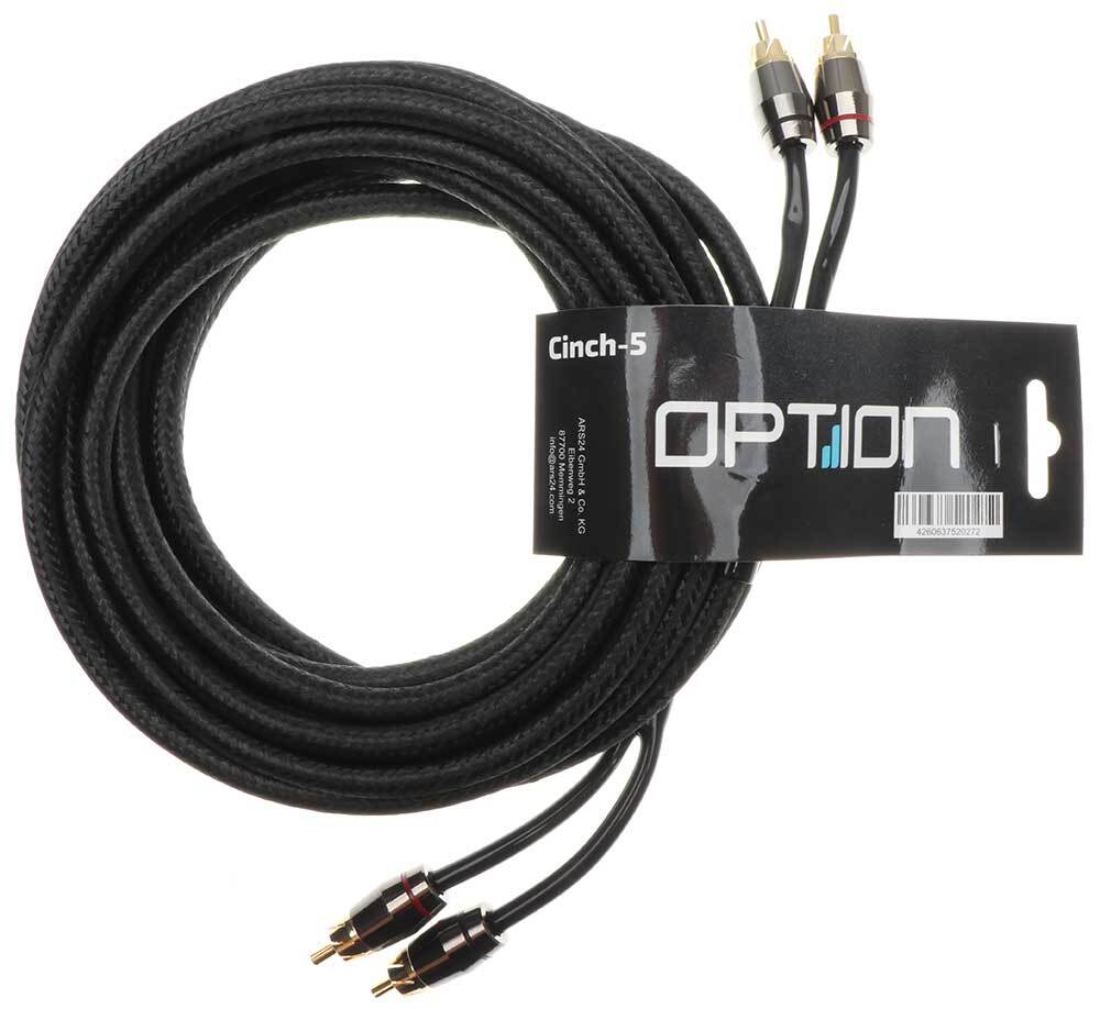 2-Kanal Cinchkabel 5,5m | OPTION