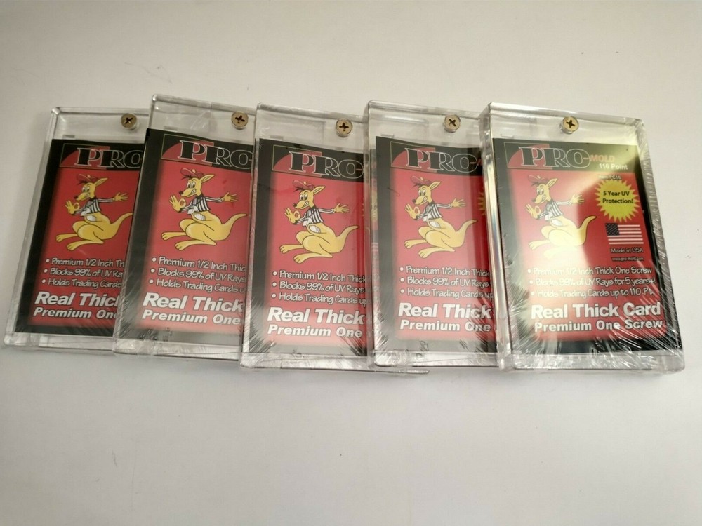 (5) ProMold PC16  1/2" 110pt Real Thick Recessed Screwdown Protector NIP