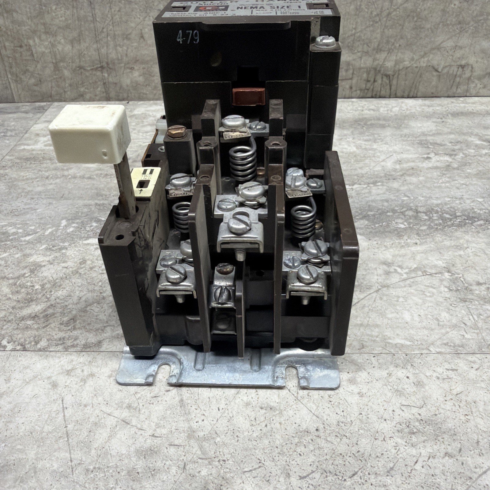 Cutler Hammer A10CN0 Size 1 Motor Starter W/ Overload Relay & Auxiliary, Tested