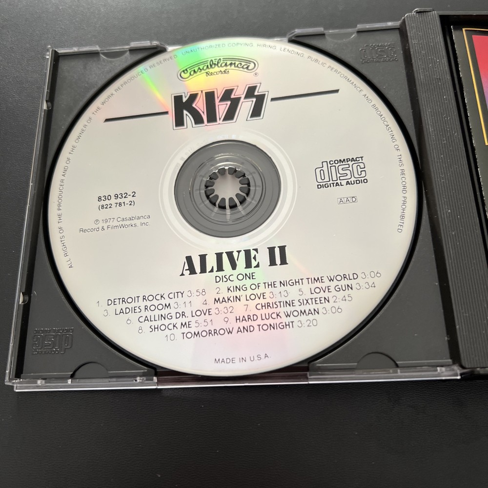 KISS ALIVE TRILOGY 1993 PROMOTIONAL MULTI CD BOX SET