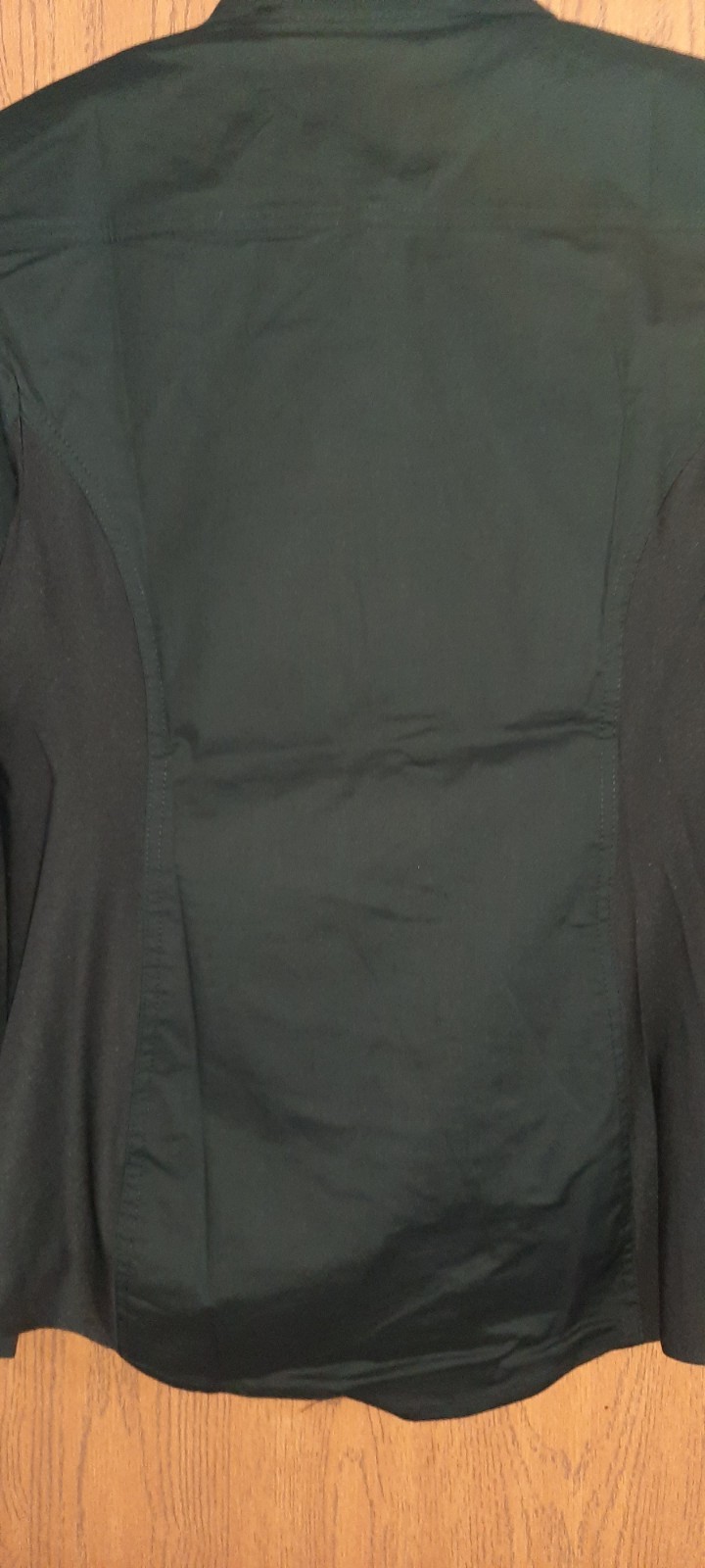 WOMENS Large Chef Works Shelby Zip Front Shirt.FOH Busser, Server, Utility, Bar