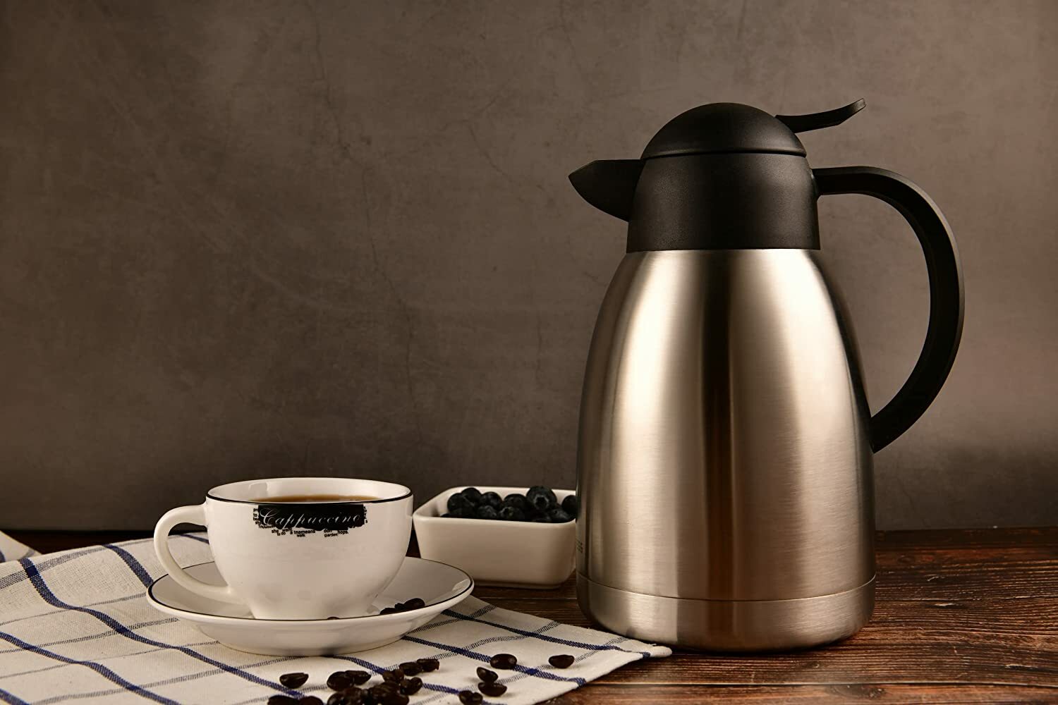 Thermo coffee Carafe 50 Oz (1.5L) Triple Wall Thermal Vacuum Insulation