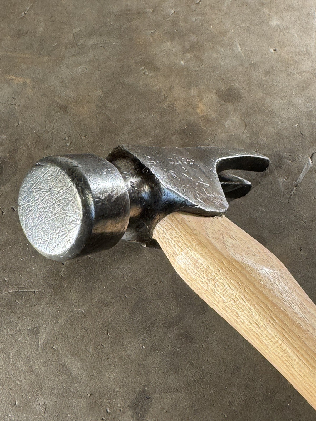 Dalluge 12 oz Smooth Face Trimster Hammer California Framer Hickory Handle VTG