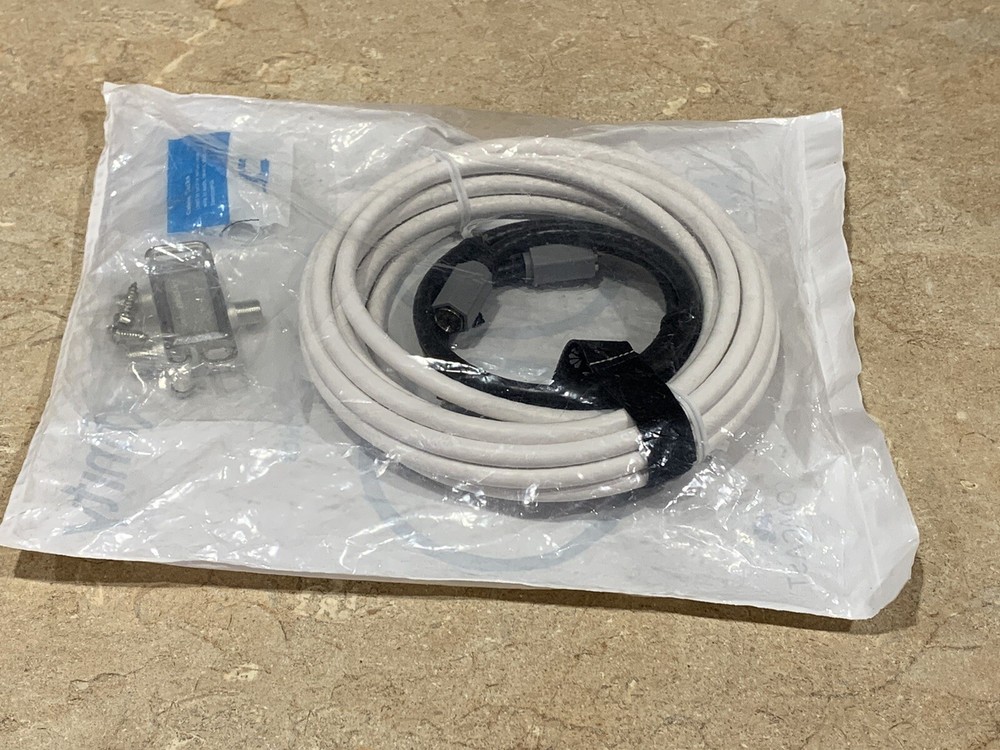 Xfinity Comcast Install Kit Coax Cable Tacks Connectors Splitter TV Internet NEW