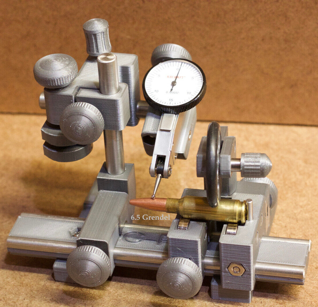 QC-Rail Concentricity Gauge Fixture for Lever Indicators to measure runout