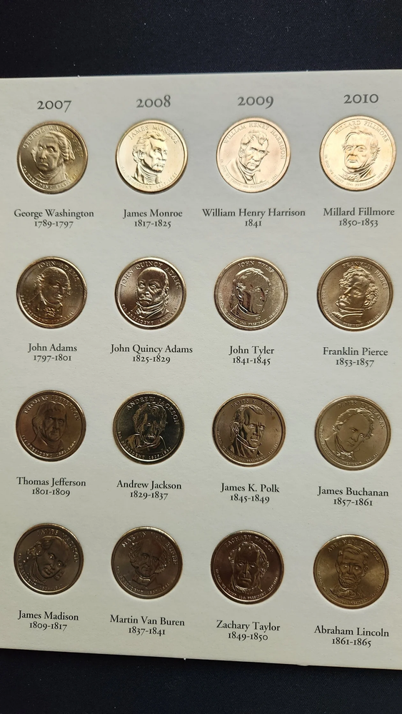 Presidential Dollars - 2007 - 2016