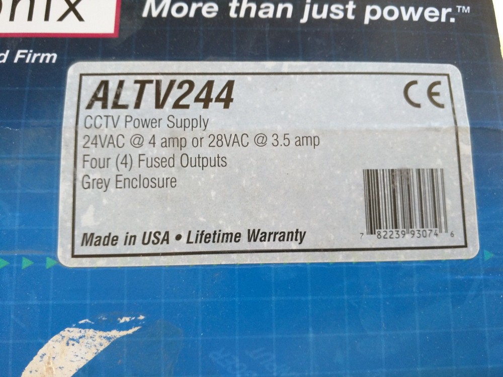 ALTRONIX ALTV244 Power Supply New Fast Shipment!!