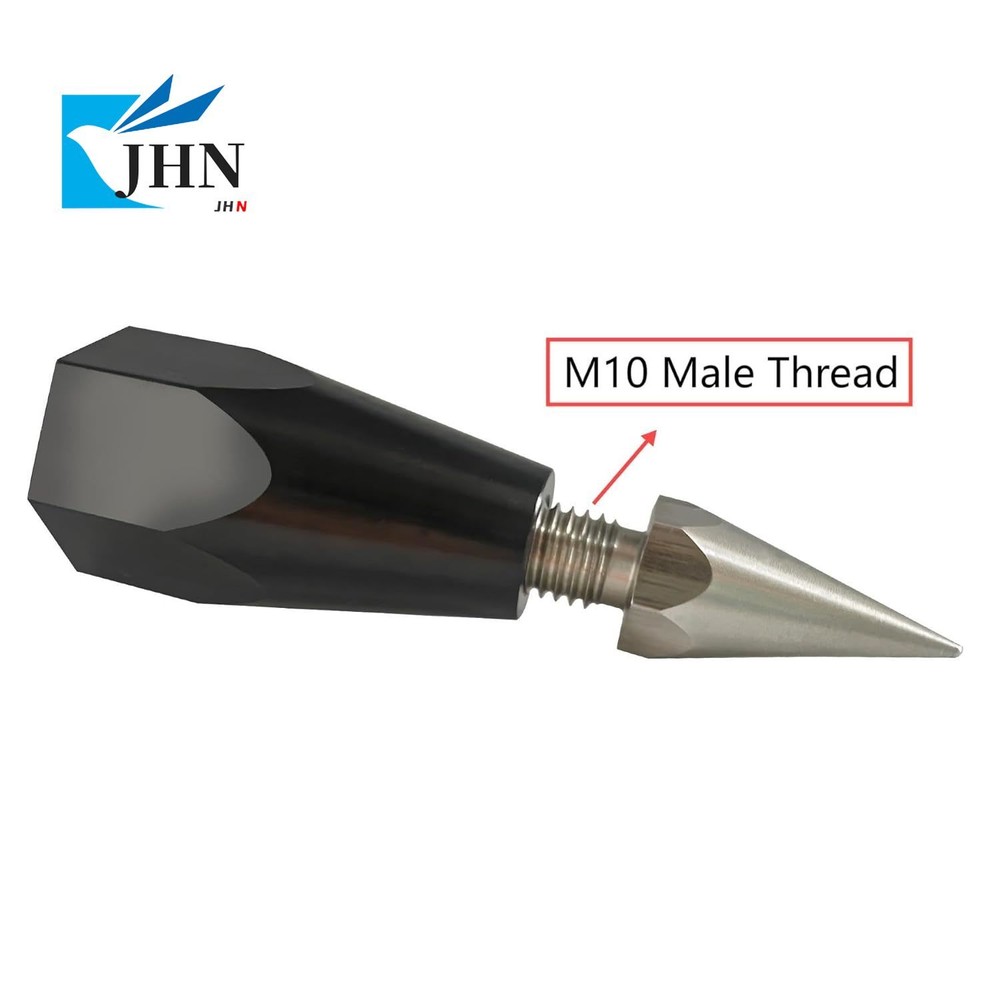 5PCS NEW Prism Pole Point with Replaceable Tip 5/8 Internal thread