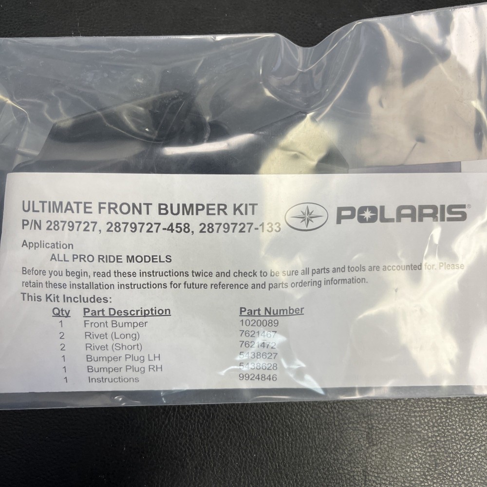 Ultimate Front Bumper Kit Polaris NEW