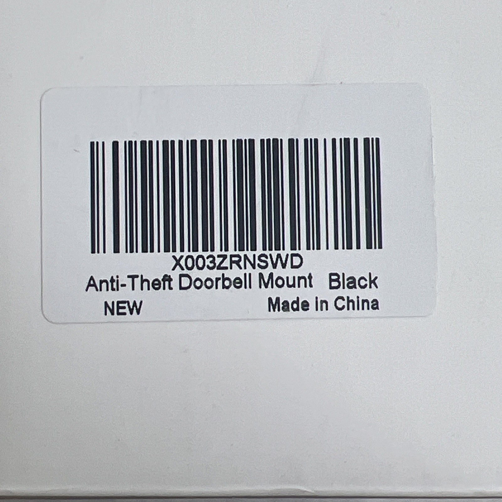 Anti-Theft Video Doorbell Mount Compatible W Various Wireless Video Doorbells