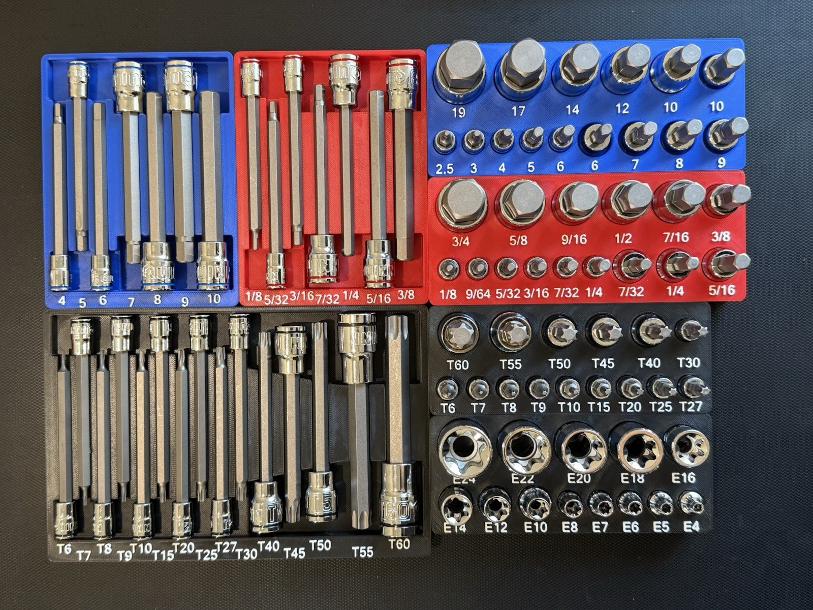 Harbor Freight Quinn Master Bit Socket Set Organizer – 7-Bin System