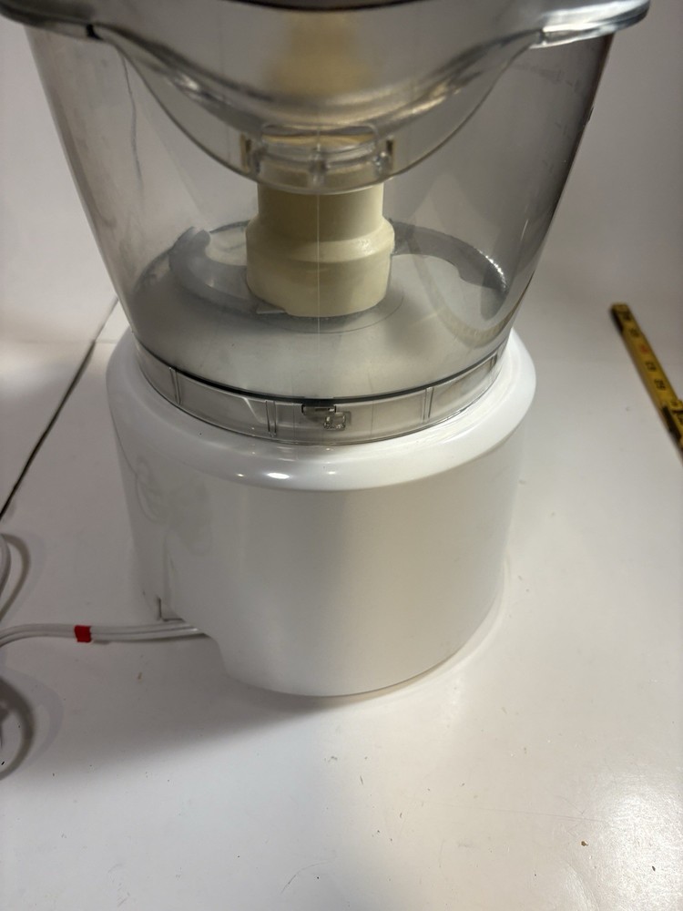 Cuisinart Food Processor Model FP-14 White Tested & Working As Pictured