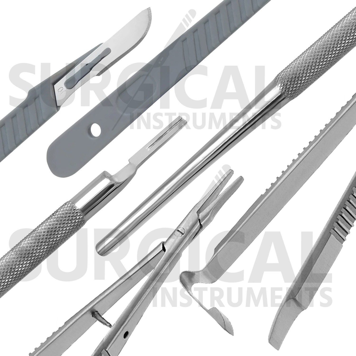 Set of 45 Pcs Basic Eye Instruments Kit Ophthalmic Lab Surgical German Grade