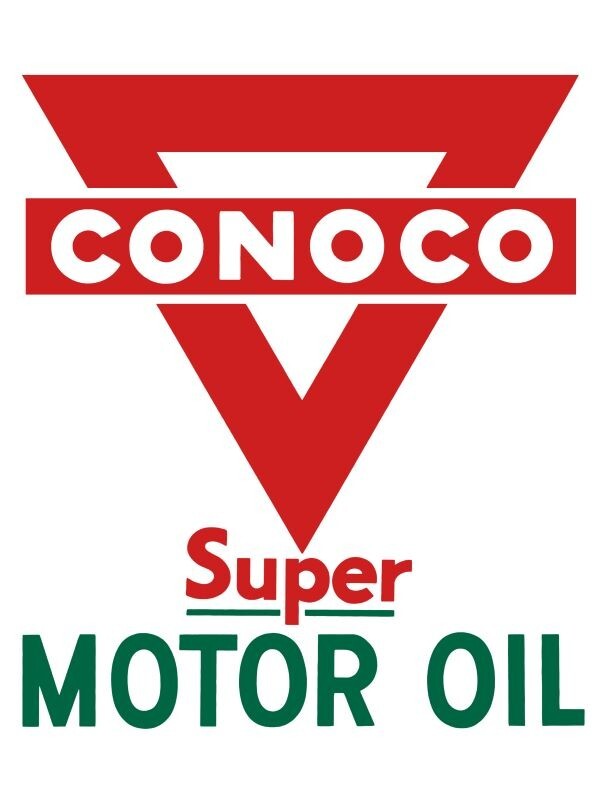 CONOCO Super Motor Oil Metal Sign: 12x16" - Free Shipping