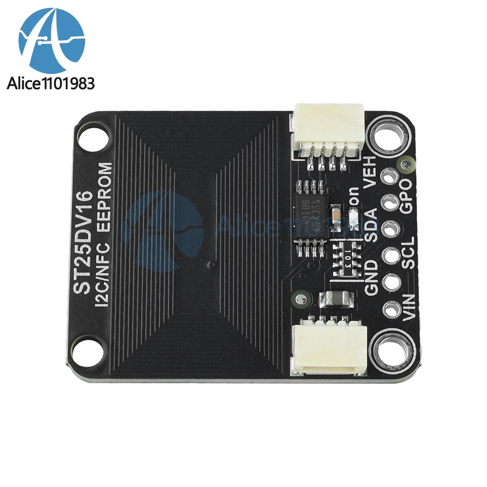 ST25DV16K I2C RFID Dynamic Tag Module Compatible with STEMMA QT/Qwiic Interface