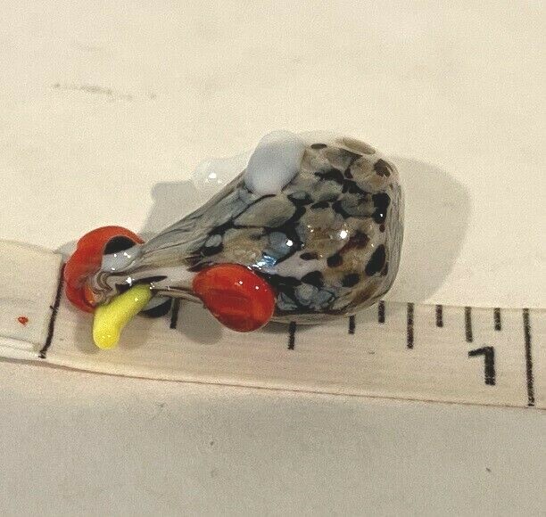 Ganz World Miniature Mini Glass HEN Chicken Rooster Collectible Figurine