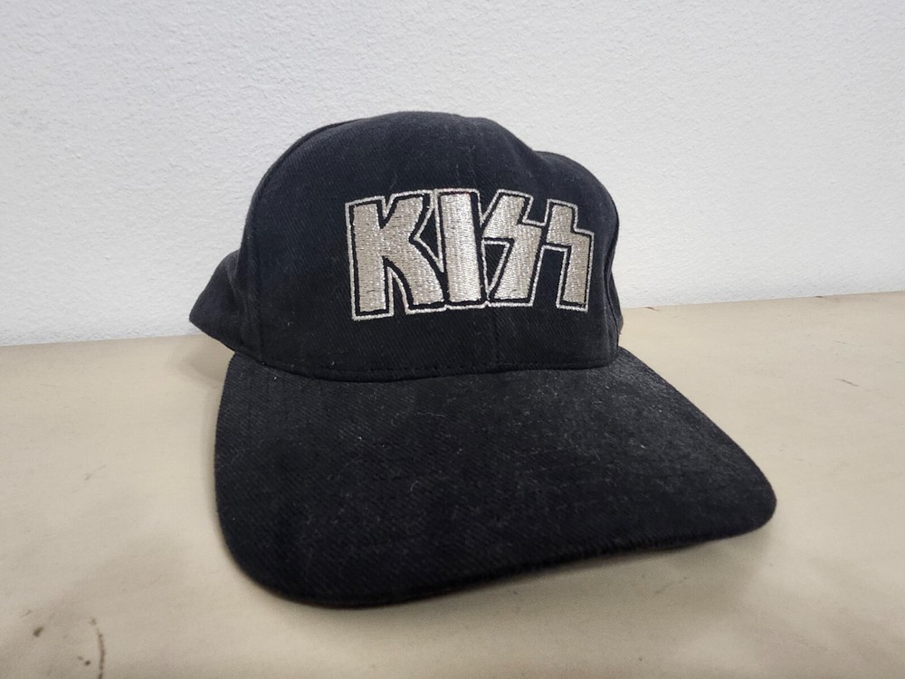 KISS SUPER RARE Alive IV I Was There Silver Logo Adjustable Hat VG COOL!