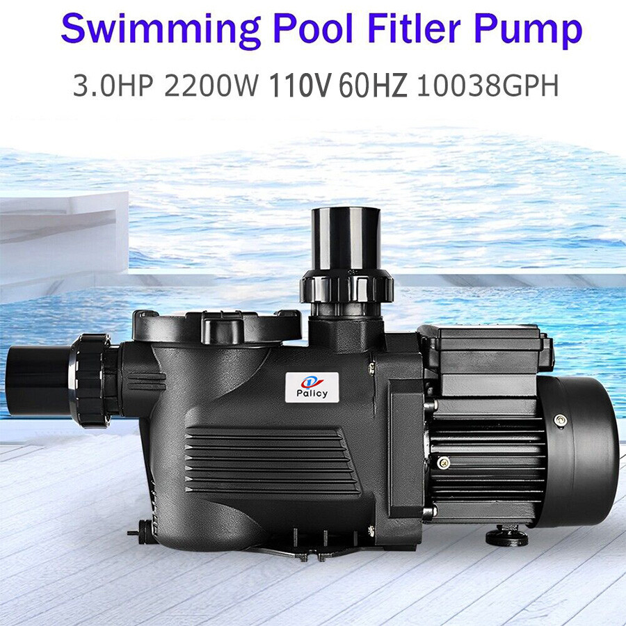 3.0HP In-Ground Swimming Pool Pump Motor Strainer Replace Pump