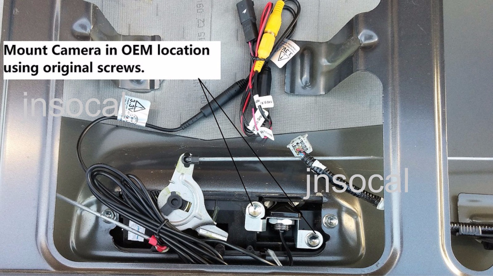 Backup Camera for Toyota Tacoma 2014, 2015 PLUG & PLAY! No Radio Included