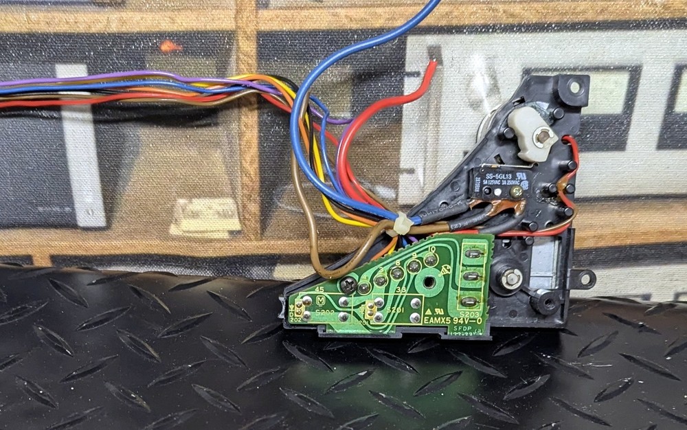 OEM power switch, start/stop, & speed selection from Technics SL-1210 MK2