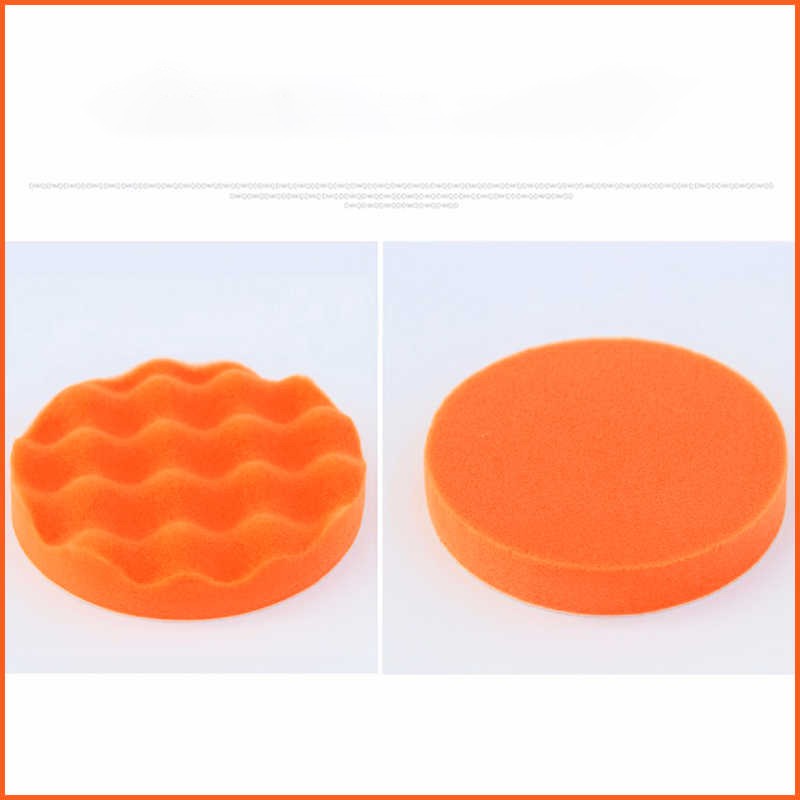 1"-7" Car Polishing Sponge Pad Buffing Buffer Pads Waxing Hook and Loop Back