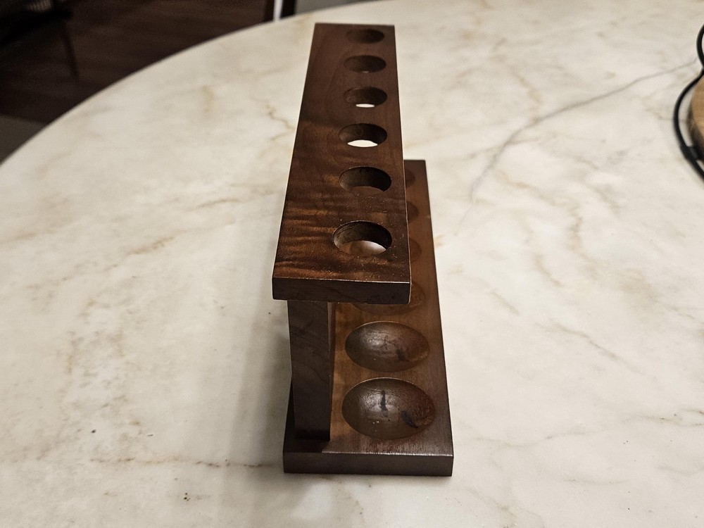 Vintage Estate 6 pipe rack / pipe display / pipe stand #28