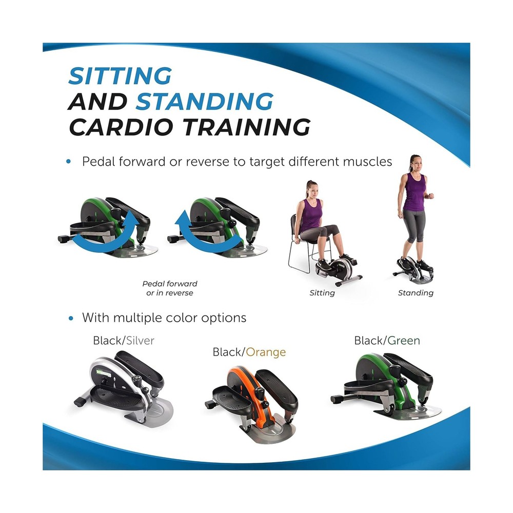 Stamina Inmotion Compact Strider Foot Exercise Machine - Under Desk... Fast Ship
