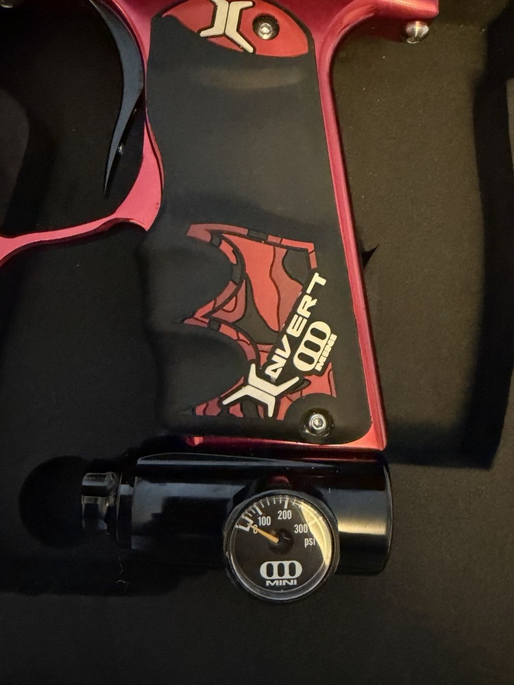 Empire Mini Electronic Paintball Marker With Candy Red with Case and Tools