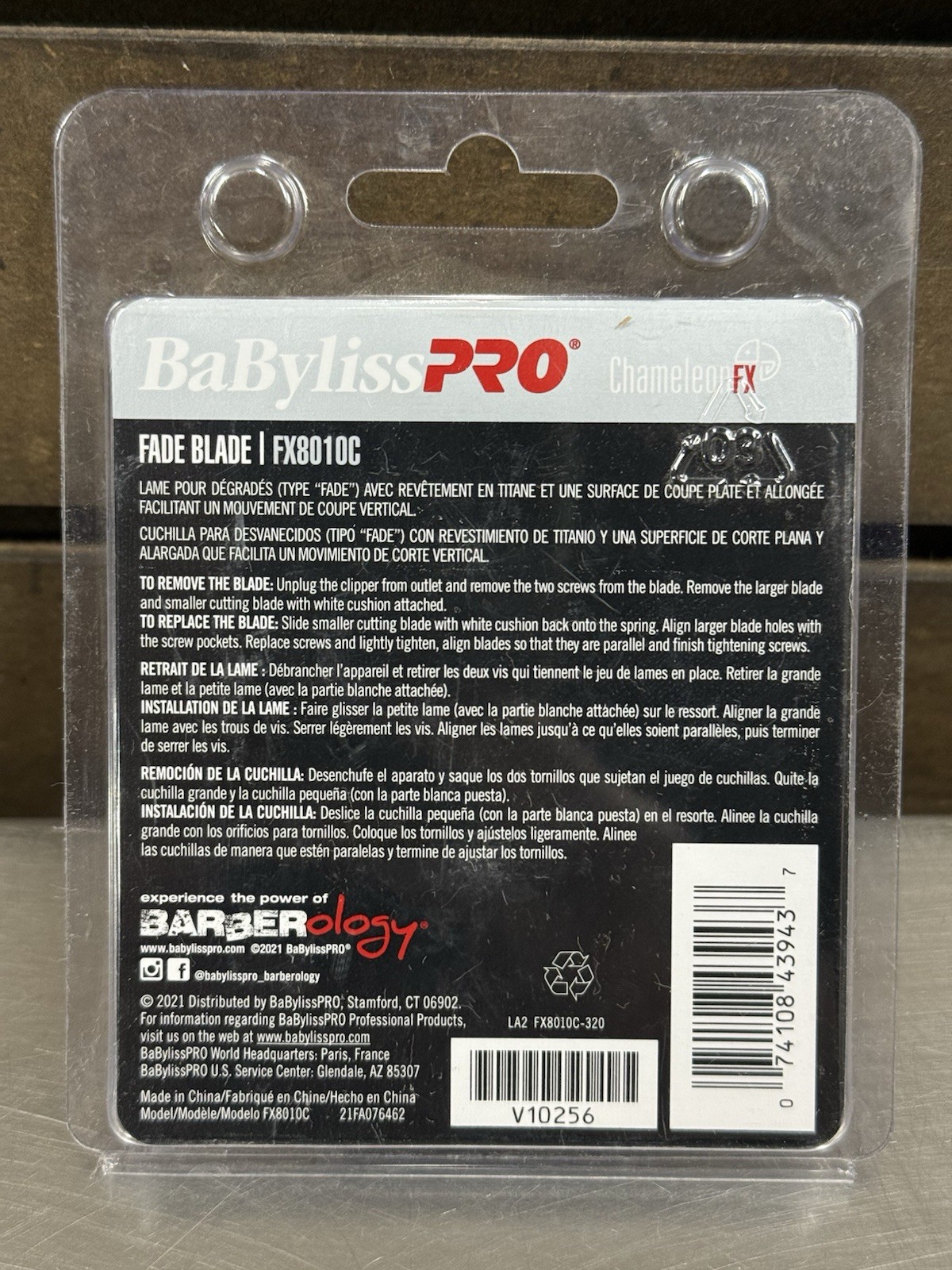 Babyliss Pro FX8010C ChameleonFX Titanium Fade Blade - For FX870, FX825, FX673