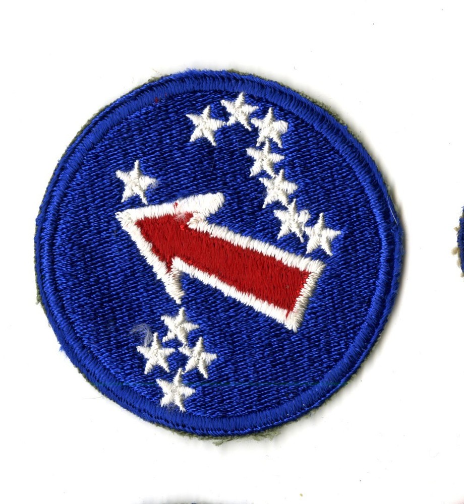US Army Pacific Ocean Areas White Back Patch WWII Vintage
