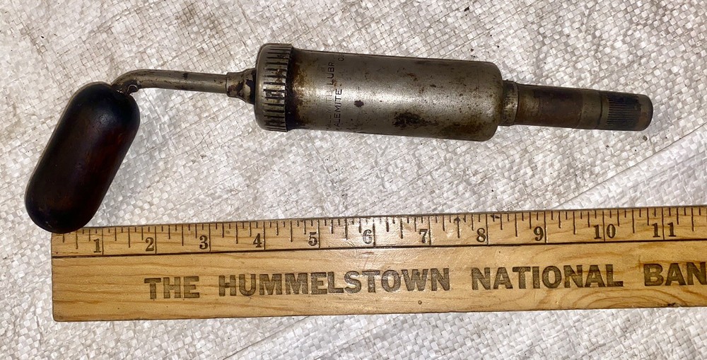VINTAGE ALEMITE CORP LUBRICATOR MINI PUSH/PULL GREASE GUN