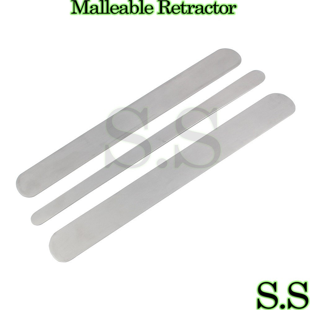 MALLEABLE RETRACTOR SET OF 3
