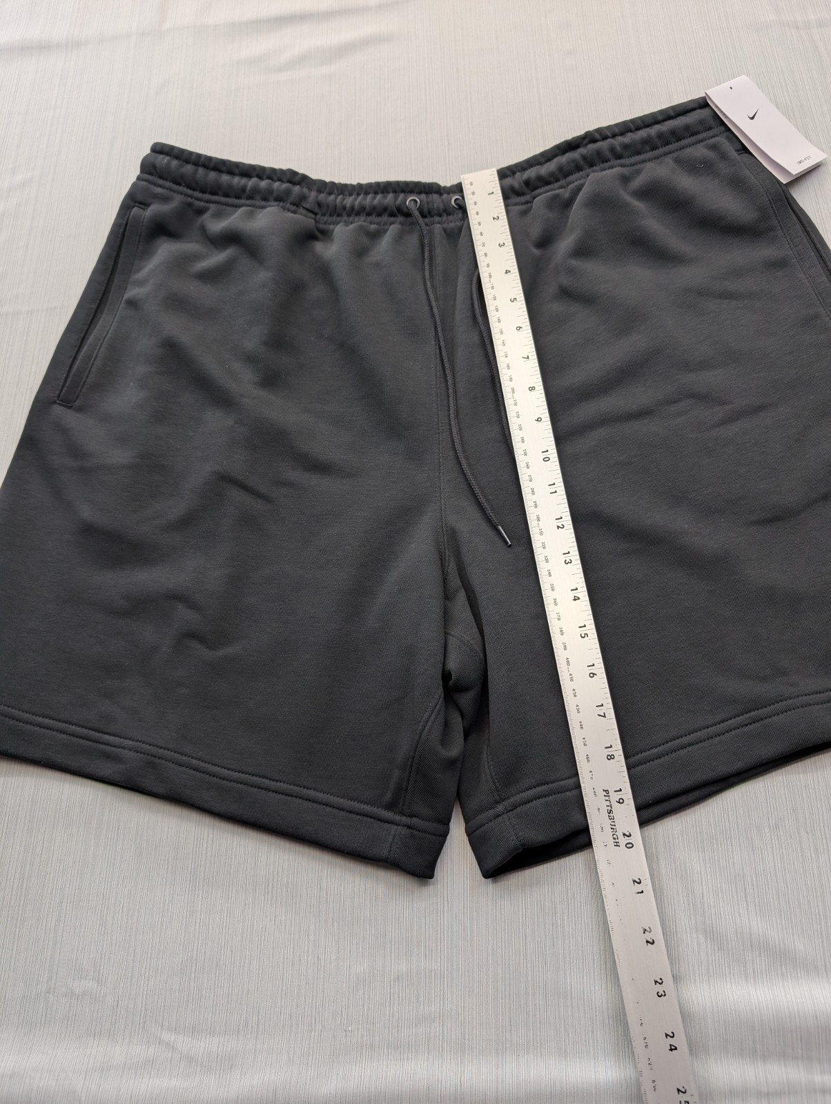 New Men's Nike Court Tennis Heritage Black Fleece Shorts HM6768 Sz XL