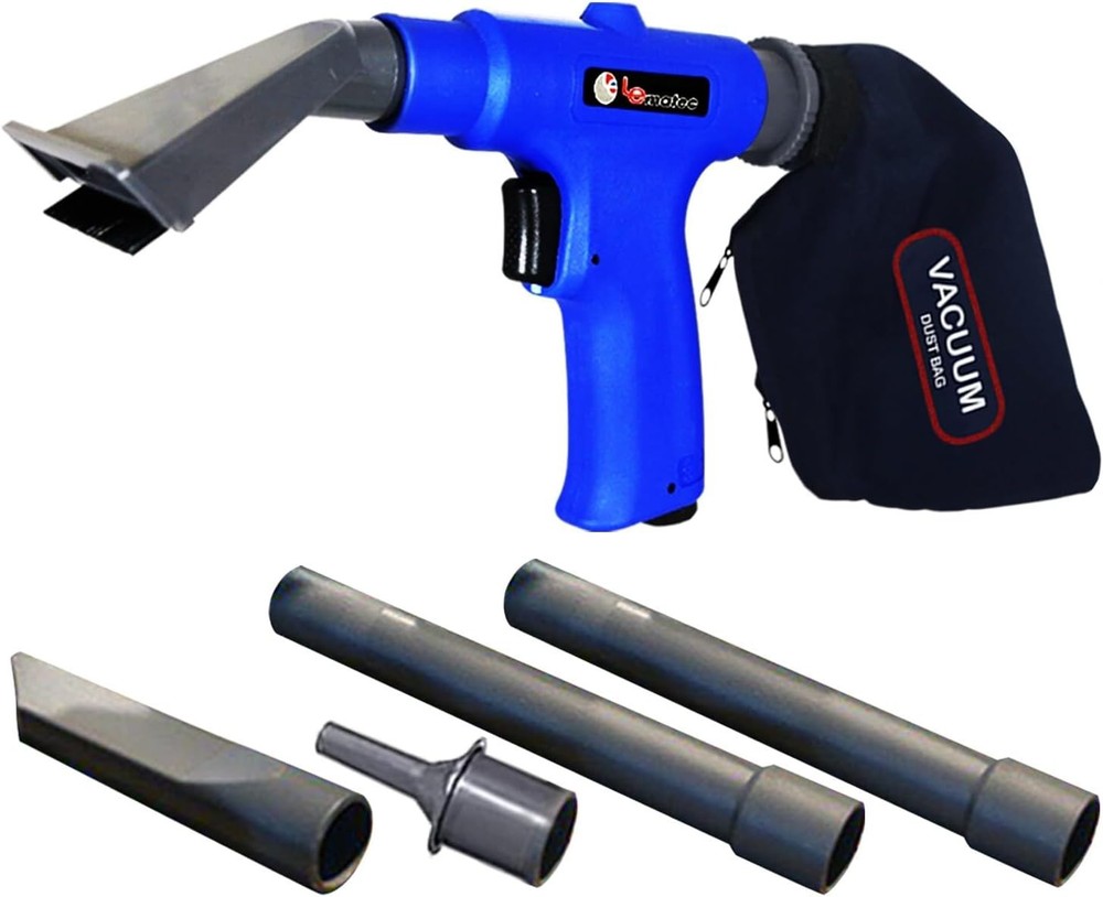 Multi-Functional Vacuum and Air Blower Gun with 150 PSI for Workshop Efficiency