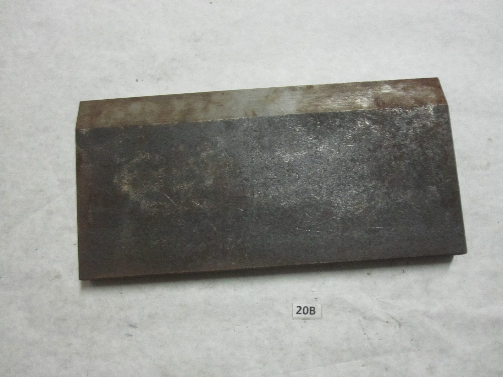 Hydraulic press brake die plate 12” x 6” x 1