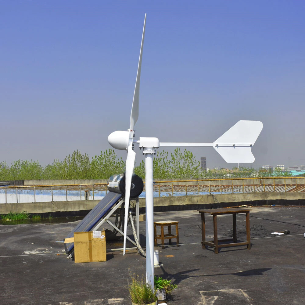 5000W Wind Turbine Generator Kit Wind Power & Off Grid Hybrid Charge Controller