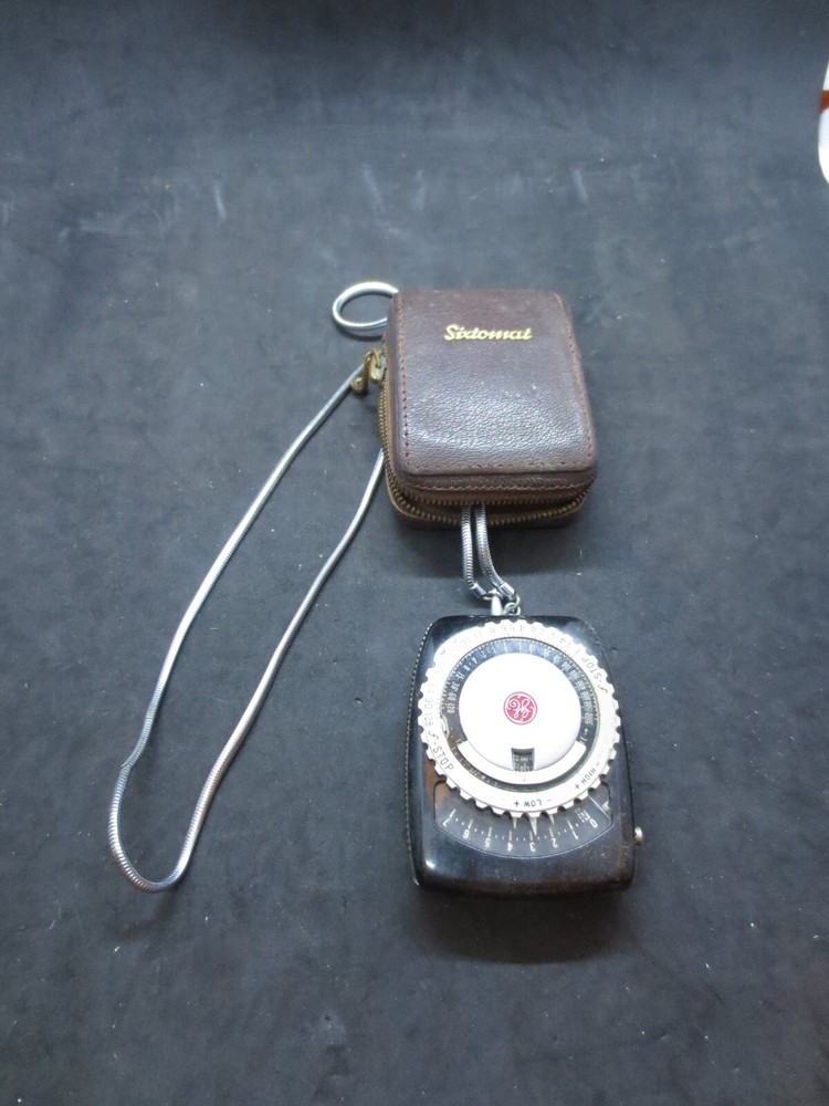 General Electric Exposure Meter Type PR 1 with Original Case & Instruction Book