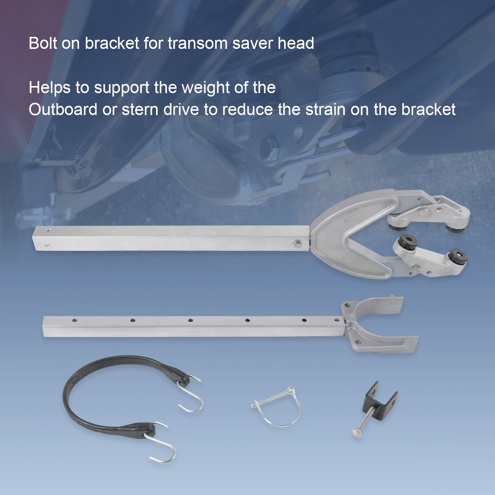 Attwood Adjustable Heavy-Duty Transom Saver - 24"-36" SP-4000-ADJ-RB