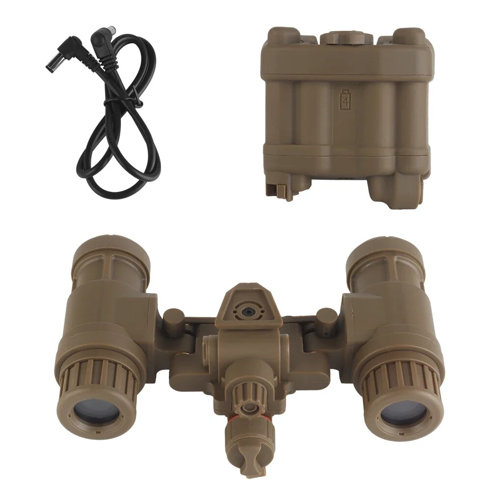 FMA Airsoft Binocular Helmet NVG PVS31 Dummy with Light Function Tactical Gear