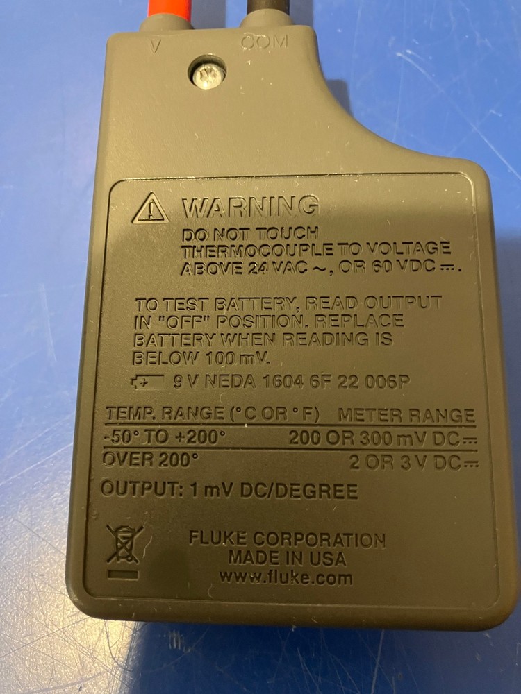 15482 Fluke 80TK thermocouple module