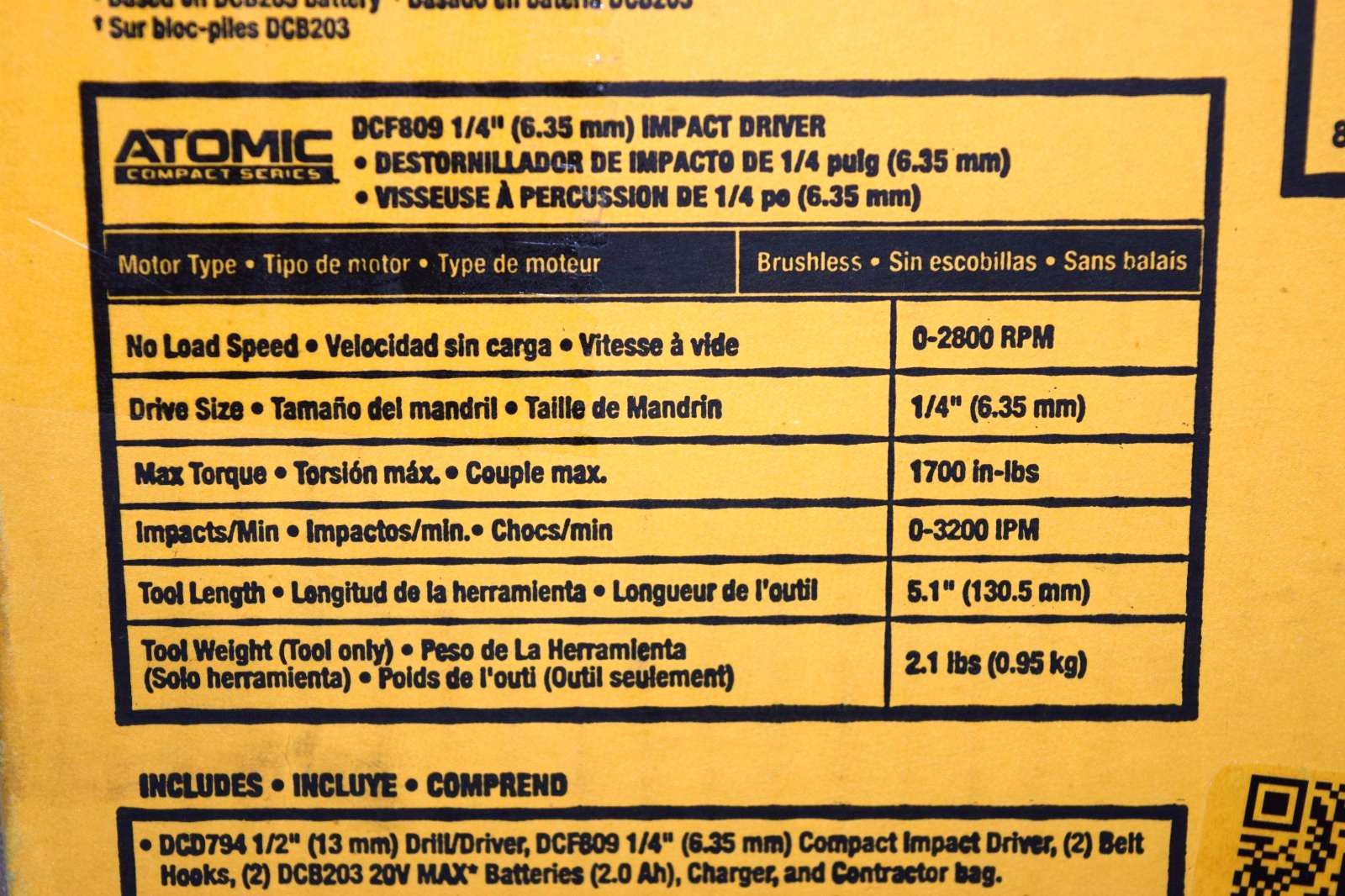 DeWalt DCK225D2 ATOMIC 20V MAX Brushless 2 Tool Combo Kit BRAND NEW