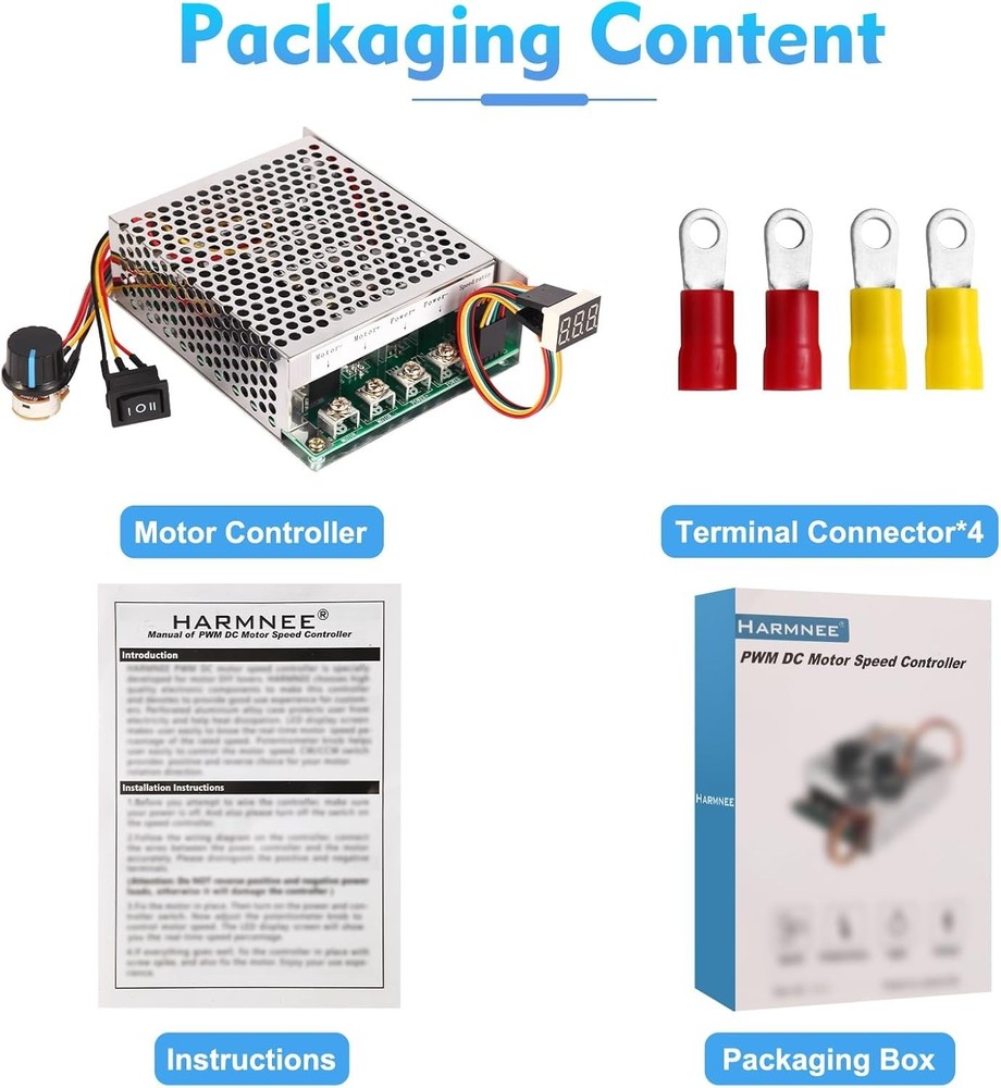 Motor Speed Controller with Forward-Brake-Reverse