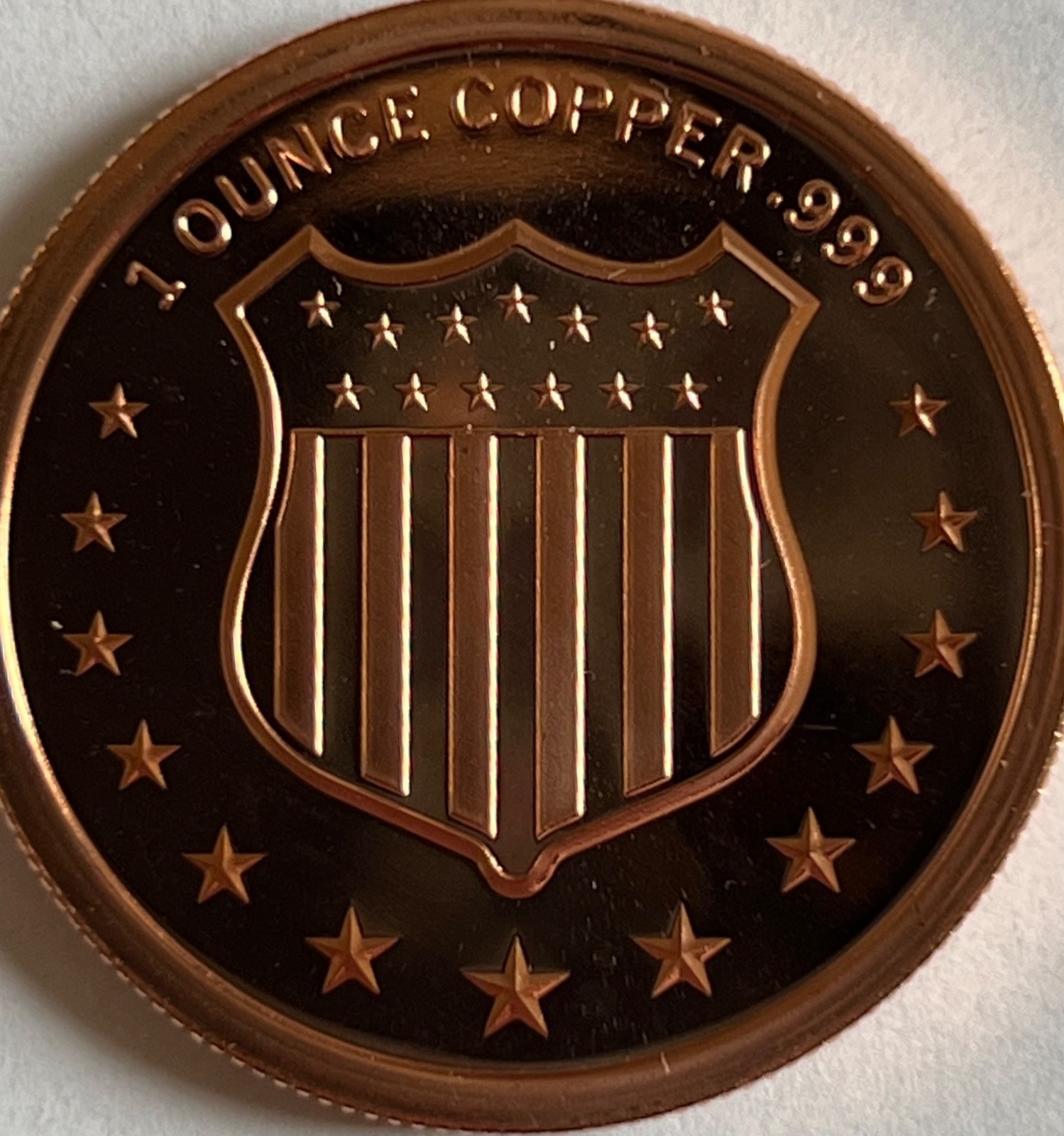 1 roll of 20 .999 fine 1 oz Copper RATTLER from Provident Metals