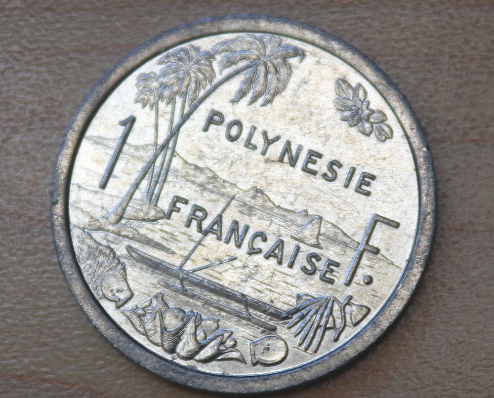 1985 French Polynesia 1 Franc