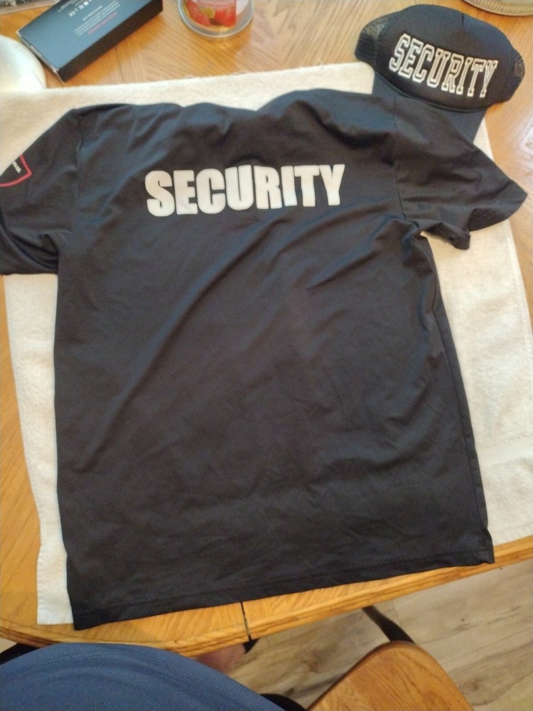 Security Shirt And Hat Set